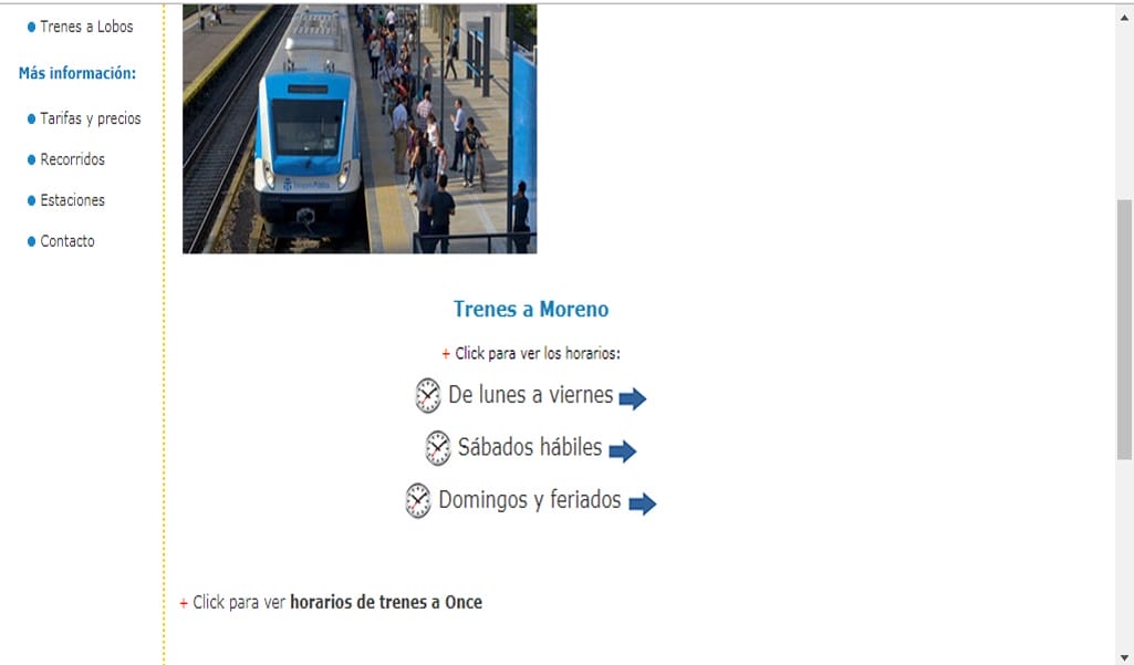 ¿Cómo Buscar Los Horarios Del Tren Sarmiento Online? Horarios Tren Sarmiento
