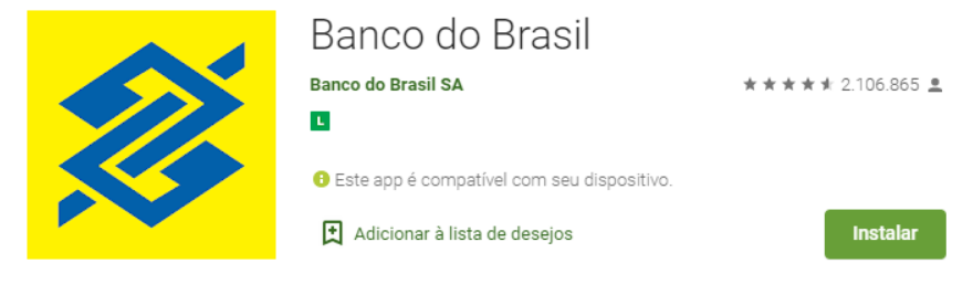 Como Abrir Conta No Banco Do Brasil Pelo Celular | Print: Google Play Store