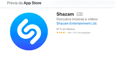 Aplicativo Para iPhone Para Descobrir Nome De Músicas Aplicativo Para iPhone Para Descobrir Nome De Músicas Fonte: App Store