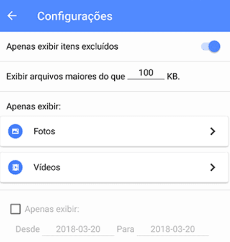 Recuperar Vídeos Apagados Android